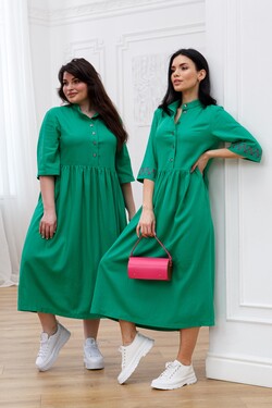 Сукня "Тільда з вишивкою" зелений
