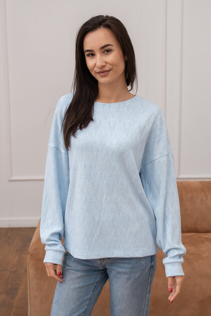 Світшот "Мадара жаккард" світло-блакитний