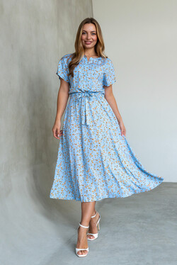 Сукня "Дженні" блакитний принт