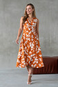 Сукня "Грейс" теракот принт