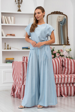 Брюки "Тотал" блакитний