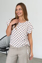 Блуза "Ліче" білий принт