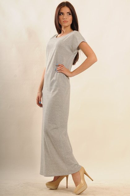 Платье "Круиз-Моно" серый меланж