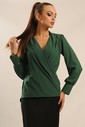Блуза "Жанин" зеленый