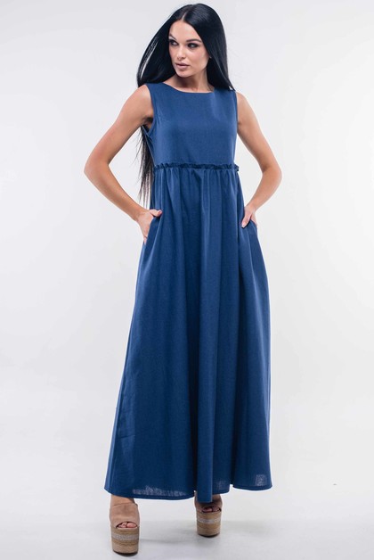 Платье "Лилиан" темно-синий