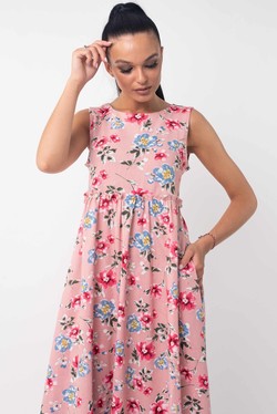 Сукня "Ліліан" рожеві квіти 